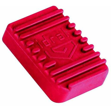 Ricambio copripedale in gomma blu, rosso e nero Idral 02096/CR-02096/CB-02096/CN  Rosso