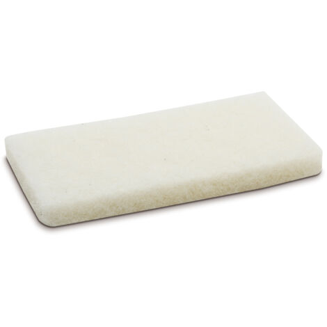RICAMBIO FIBRA BIANCA 12X25CM PER FRATTAZZO