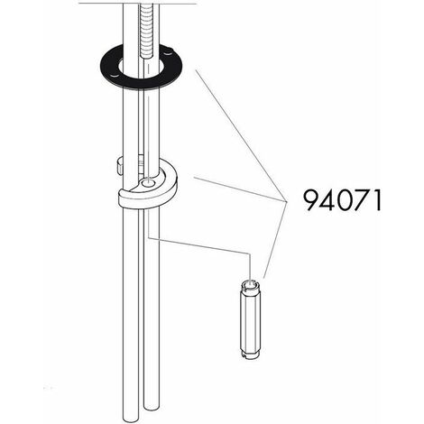 Ricambio fissaggio albero cpl.