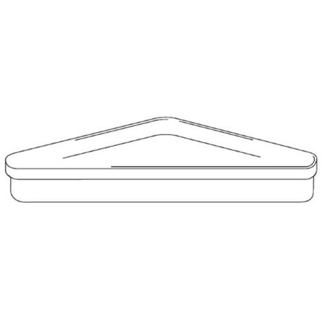 Ricambio Inda R04310 bacinella in polimetilmetacrilato trasparente per ripiano R04310
