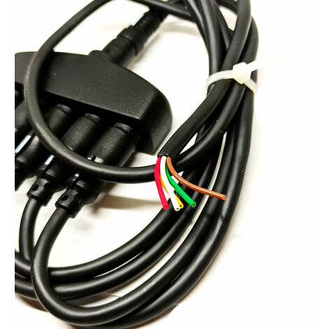 Ricambio kit 4 fari cromoterapia RGB con cavo connettore soffione Gessi RIR4271