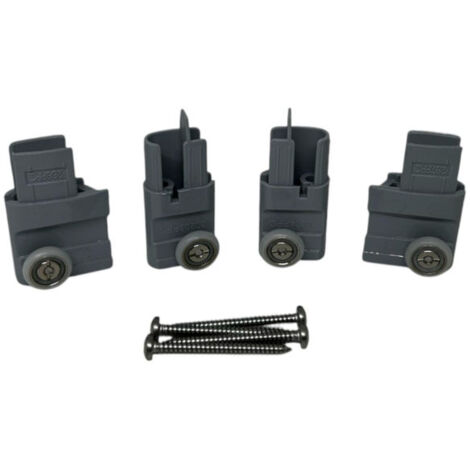 Ricambio kit supporti scorrevoli grigi per box doccia Novellini R07LU2P1-B
