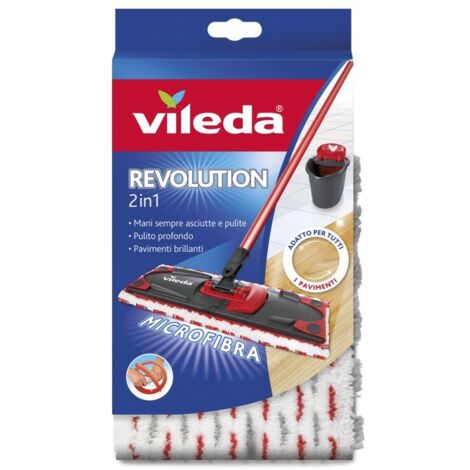 Ricambio panno in microfibra straccio lavapavimenti Vileda