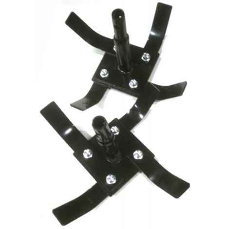 RICAMBIO PAPILLON - MOTOZAPPA (52118) COPPIA LAMA LATERALI P.68