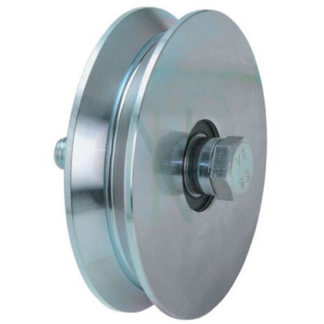 ricambio ruota per cancello cancelli con bullone 1 cuscinetto   100 mm gola Y
