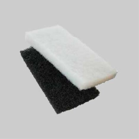 Ricambio tampone in fibra 25x12 cm - bianco MADE IN ITALY