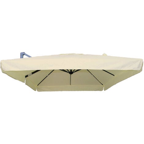 Ricambio telo superiore top di copertura 3x4 per ombrellone con spacco a braccio