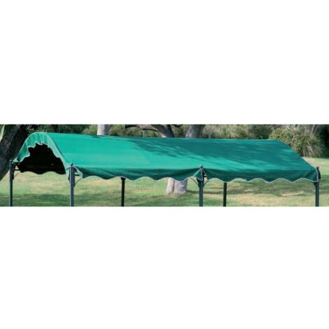 Telo Di Ricambio Per Gazebo 300X300 Cm 180 Gr/mq Colore Beige Con Airvent - Foto 9