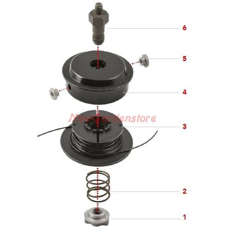 Ricambio testina numero 6 perno 12 x 1,25 sx M 270431