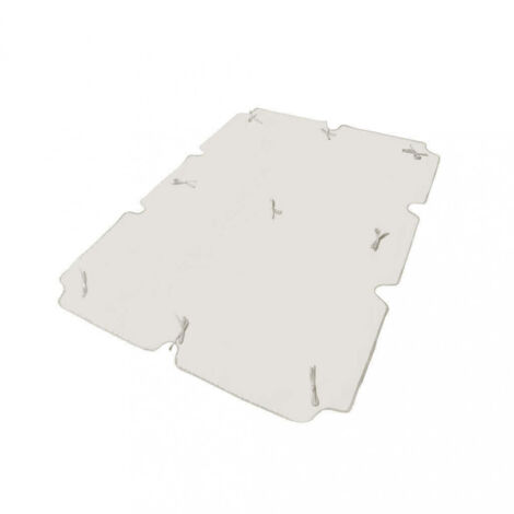 Ricambio tetto per dondolo 2 posti in Poliestere cm 165x112x1 - CLOTH - Colore: Bianco