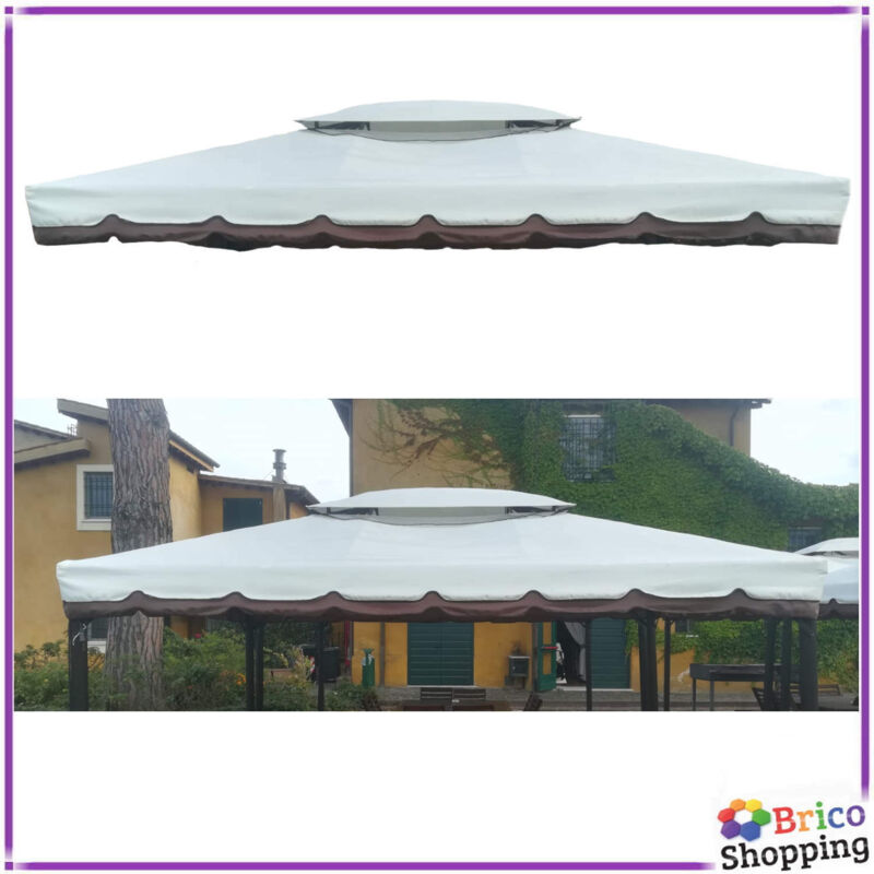 Salone Ricambio Top Copertura Per Gazebo Adventure Mt.3x4