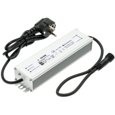 Ricambio trasformatore opzionale per luci a led con Spina Europea IP44 e connettore femmina GS