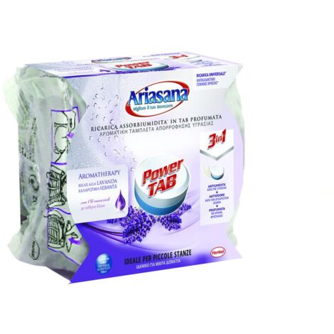 Ricarica ariasana power tab micro fragranza lavanda - gr.300 - 12 pz