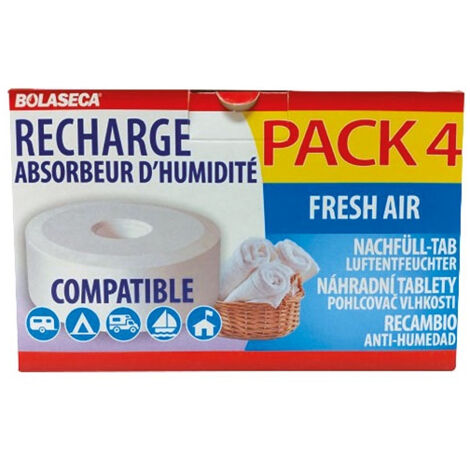 Ricarica Assorbente di Umidità Sfere 4 x 450g Fresh Air - Bolaseca
