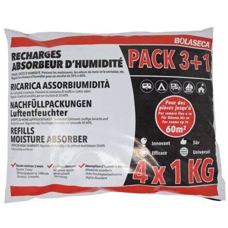 Ricarica Assorbiodore Sacchetto 4 x 1kg - Bolaseca