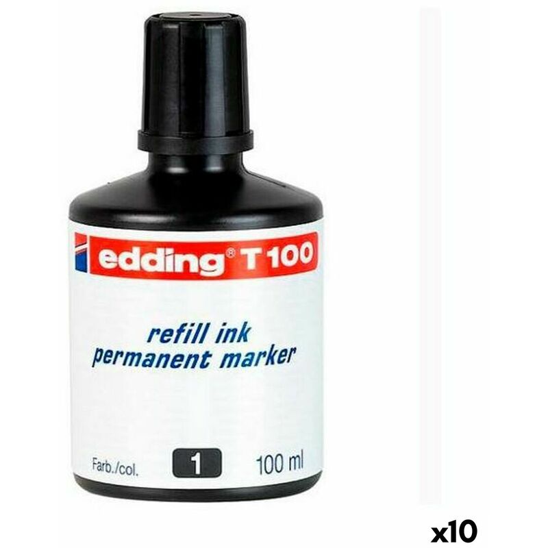 Image of Ricarica inchiostro Edding T100 Permanente 100 ml (10 Unità)