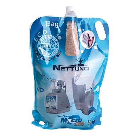 Ricarica lava mani in crema "Tbag" realizzato con microsfere naturali da 3000 ml