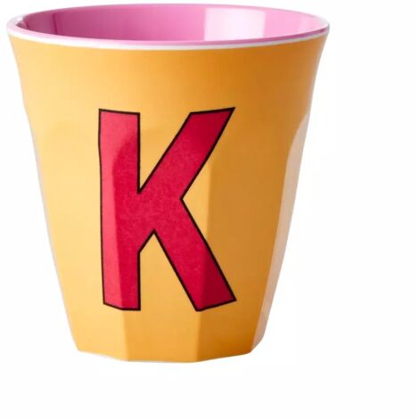 RICE Becher - K, 250 ml, Melamine, Farbe: Aprikose