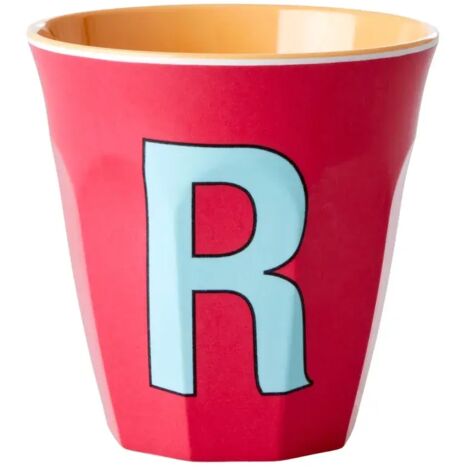 RICE Becher - R, 250 ml, Melamine, Farbe: Roter Kuss
