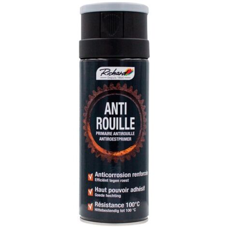 RICHARD COLORANTS - Aérosol 400ml antirouille gris