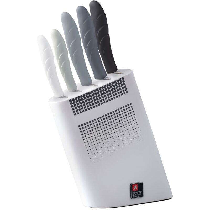 

Juego cuchillos cocina y soporte Gripi 5 pzas - Multicolor - Richardson Sheffield
