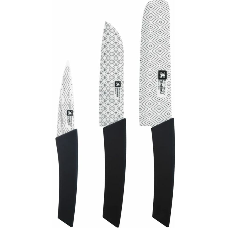 

Juego de cuchillos de cocina 3 piezas Zenith - Negro - Richardson Sheffield