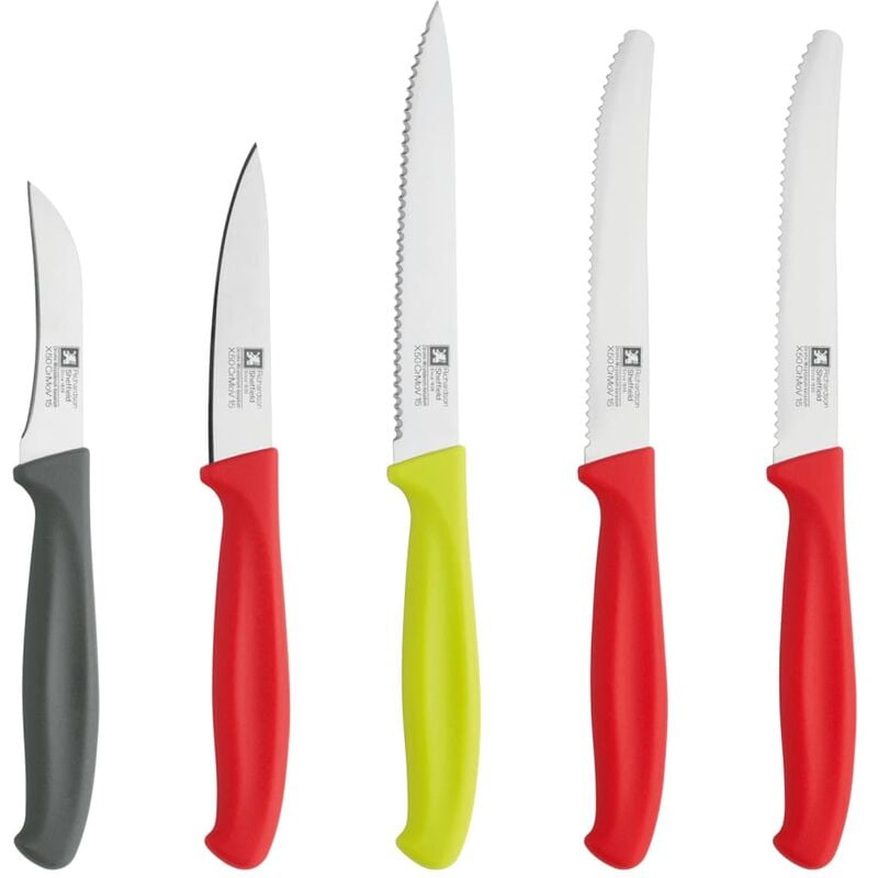 

Juego de cuchillos de cocina y de tomates 5 pzas - Multicolor - Richardson Sheffield