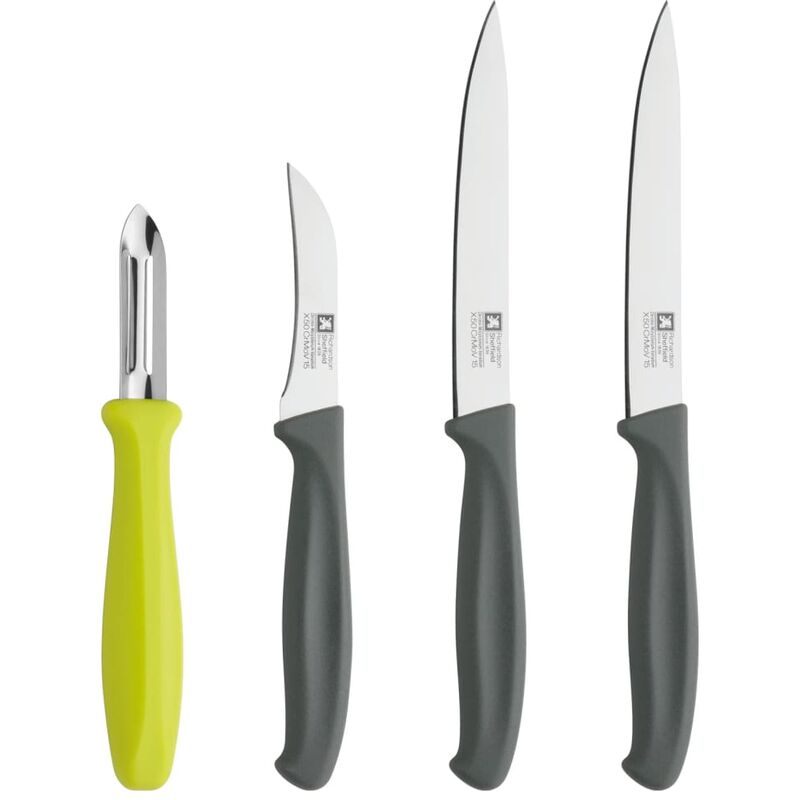 

Juego de cuchillos multiusos y peladores 4 pzas - Multicolor - Richardson Sheffield