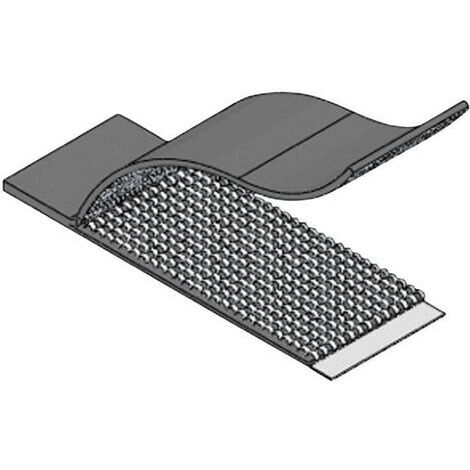 Richco RKWFA-16-300 Collier de serrage auto-agrippant à coller partie velours et partie agrippante (L x l x H) 52.3 x 19.8 x 1.5 mm noir 1 pc(s) S27494