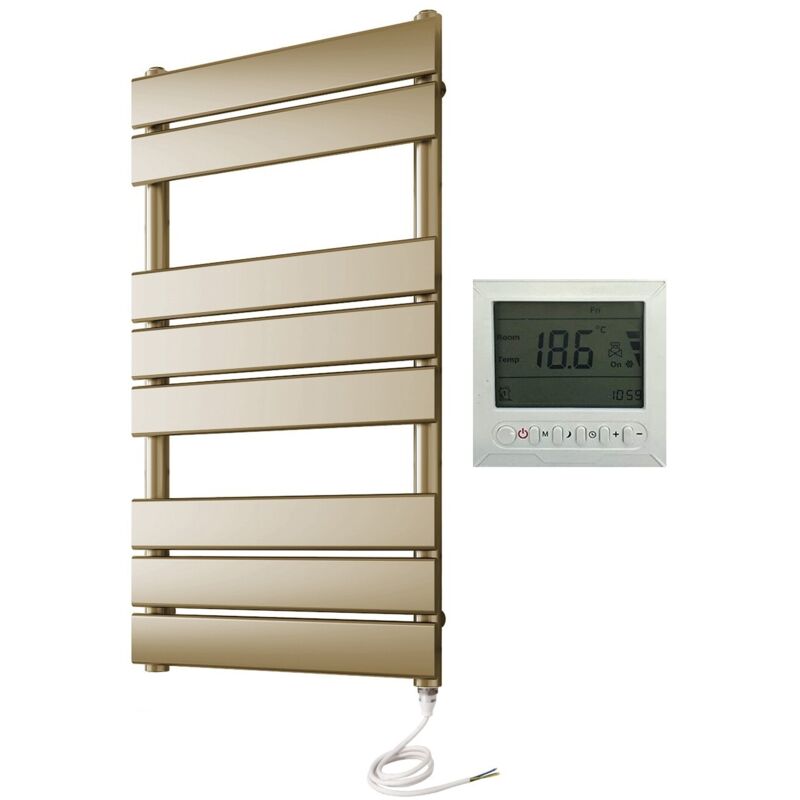 Image of Richmond Electric Heated Towel Rail Brushed&hellip;