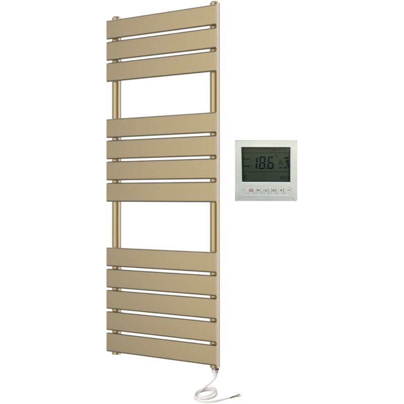 Image of Richmond Electric Heated Towel Rail Brushed&hellip;