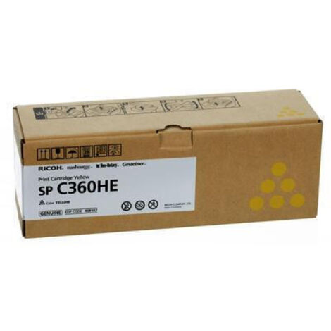 Ricoh Cartucho De Tóner Amarillo Spc360He