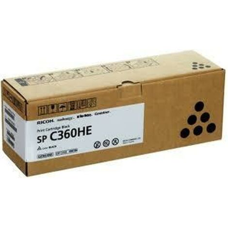 RICOH Ricoh Toner SPC360HE Black Schwarz (408184)