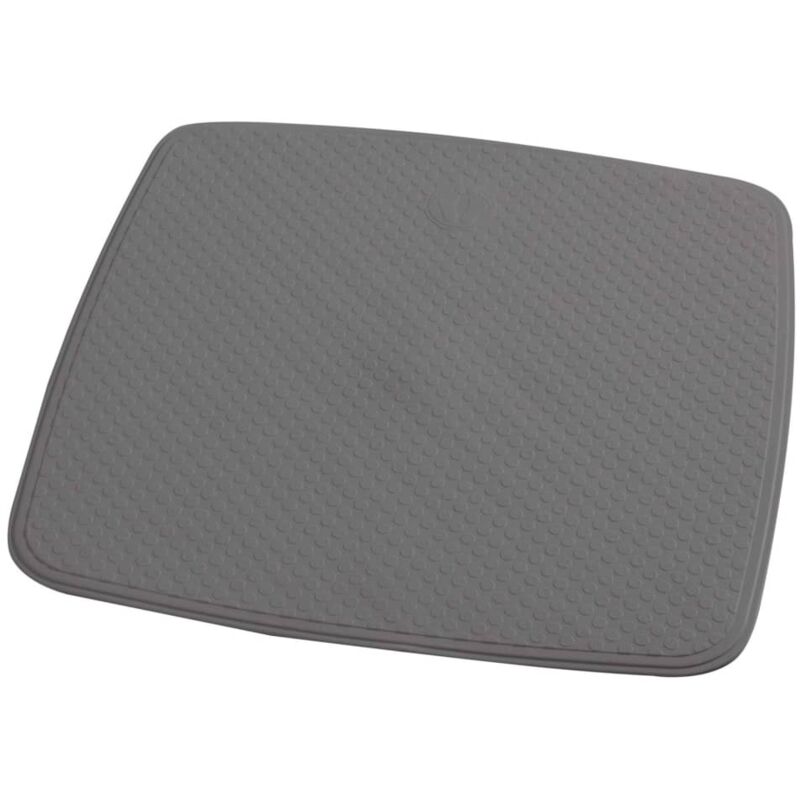 

Alfombrilla de baño antideslizante Capri gris cemento 54x54 cm - Gris - Ridder