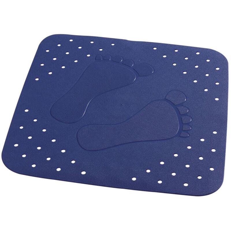 

Alfombrilla de baño antideslizante Plattfuß 54x54 cm azul 67263 - Azul - Ridder