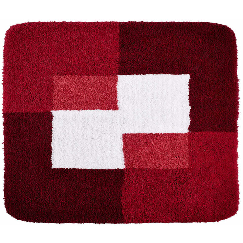 

RIDDER Alfombrilla de baño Coins 55x50 cm roja 7103806 - Rojo