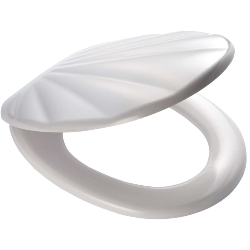 

Asiento de váter con tapa Shell blanco - Blanco - Ridder