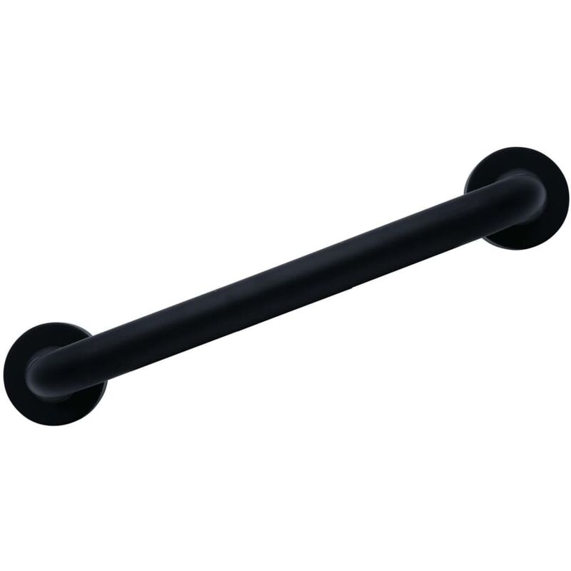 

Barra de agarre de baño aluminio negro 45 cm - Negro - Ridder