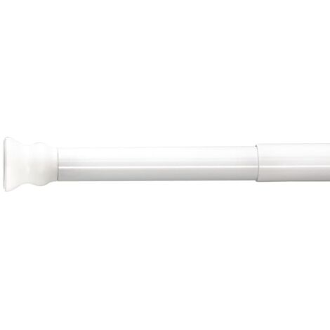Ridder Barra doccia regolabile bianca 110-245 cm