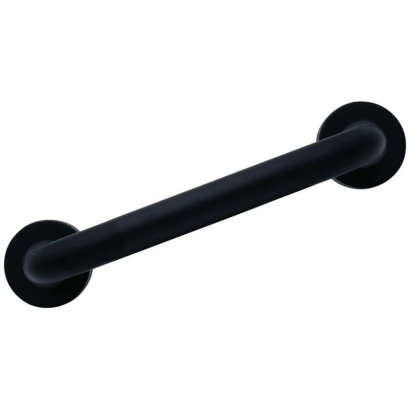 Barre d'appui 30 cm Noir Aluminium ridder