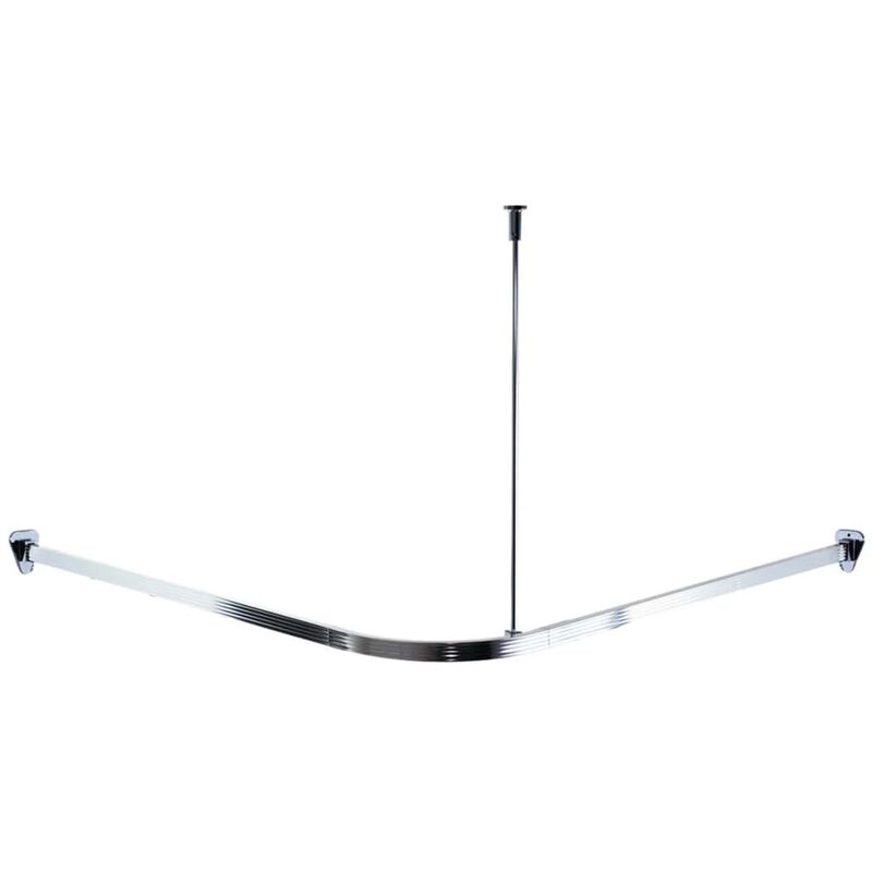 JLySHOP Tenda Doccia Ganci Anelli Rollerballs Cromato in Acciaio Inox antiruggine Chrome