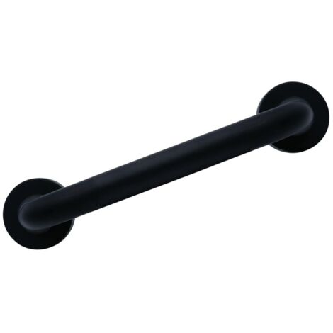 RIDDER Comfort - Maniglia per Vasca da Bagno, in Alluminio Satinato, Colore: Nero 30 cm