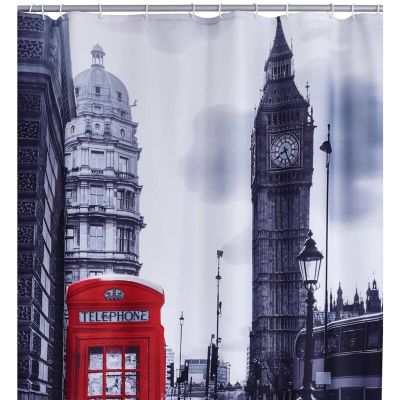

RIDDER Cortina de ducha London 180x200 cm - Multicolor