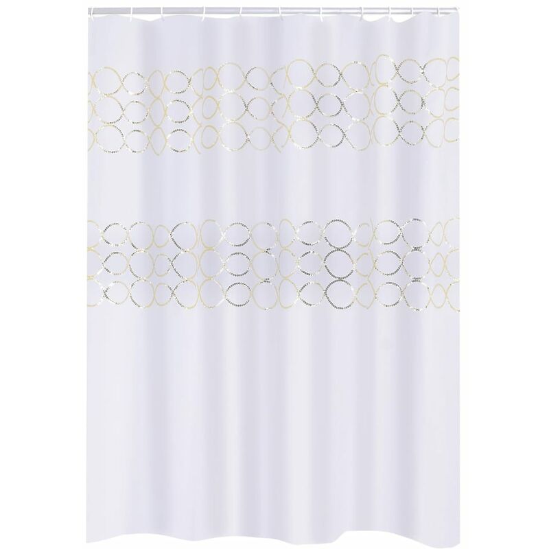 

Cortina de ducha Pailette textil dorado - Oro - Ridder