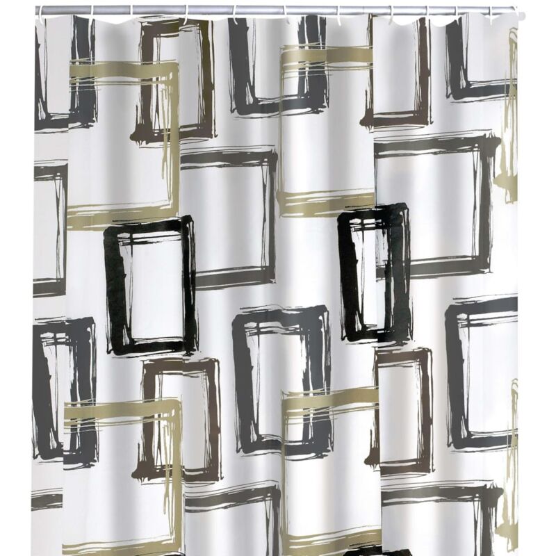 

Cortina de ducha Pattern Brown 180x200 cm - Transparente - Ridder