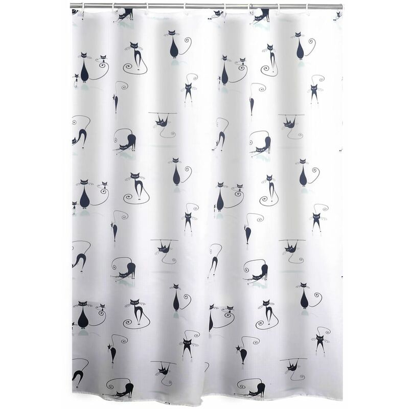

RIDDER Cortina de ducha Textile gatos - Multicolor