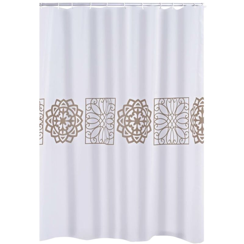 

Cortina de ducha Tunis textil - Blanco - Ridder