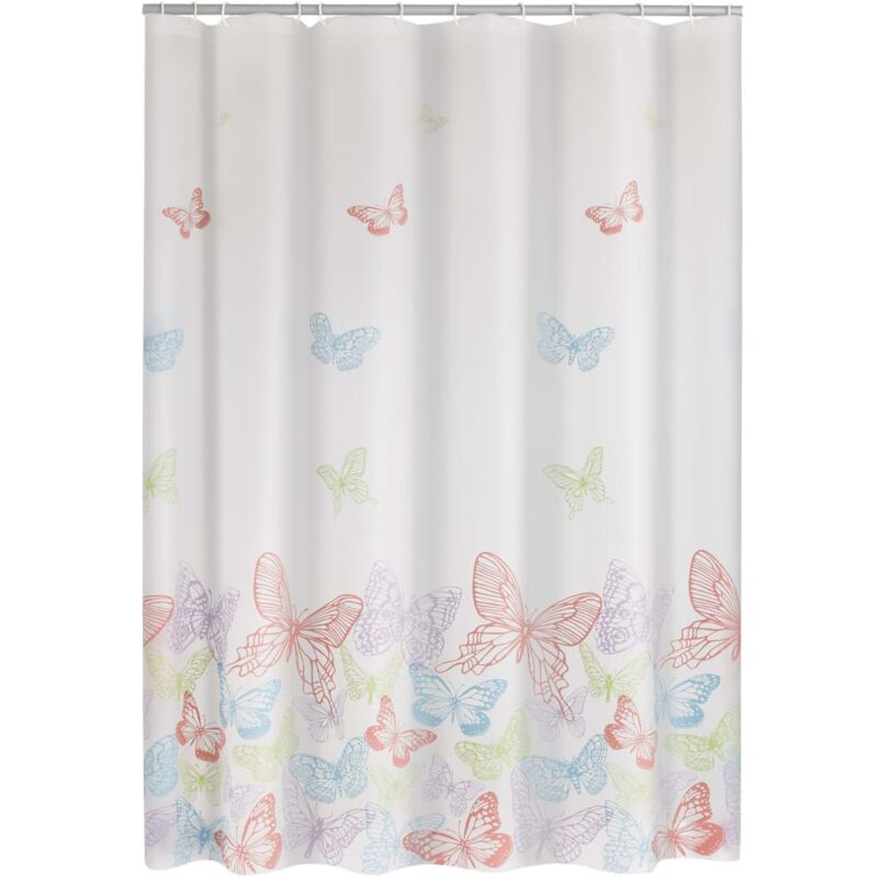 

Cortina de ducha Vinyl mariposas - Multicolor - Ridder