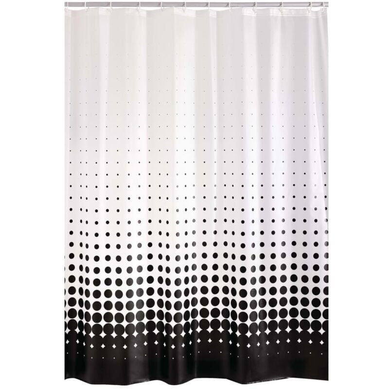 

Cortina de ducha Vinyl negro - Negro - Ridder