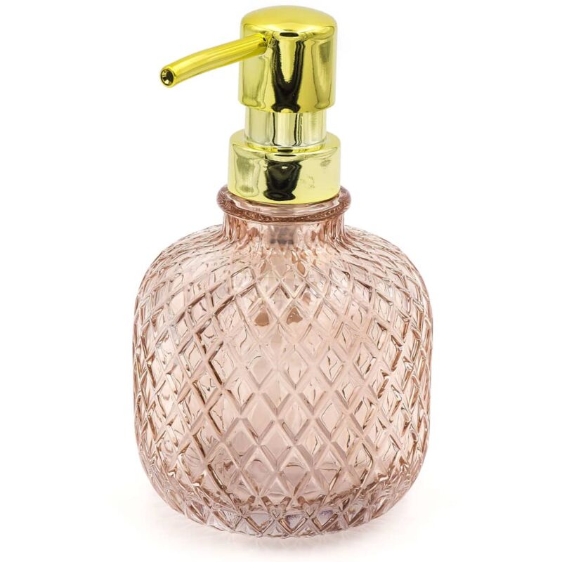 

Dosificador de jabón Jade rosa transparente 330 ml - Rosa - Ridder